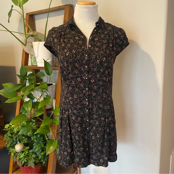 Free People Pants - FREE PEOPLE Debbie Dot Floral Boho Romper S